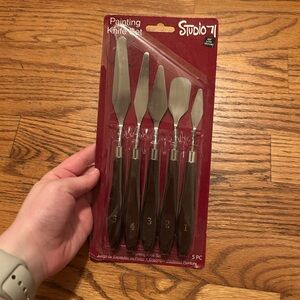 Studio 71 5 Piece Knife Painting Set Perfect for Painters In Original Packaging